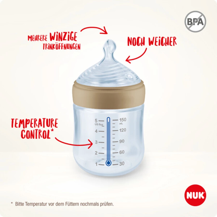NUK Babyflaschen Starterset Nuk for Nature