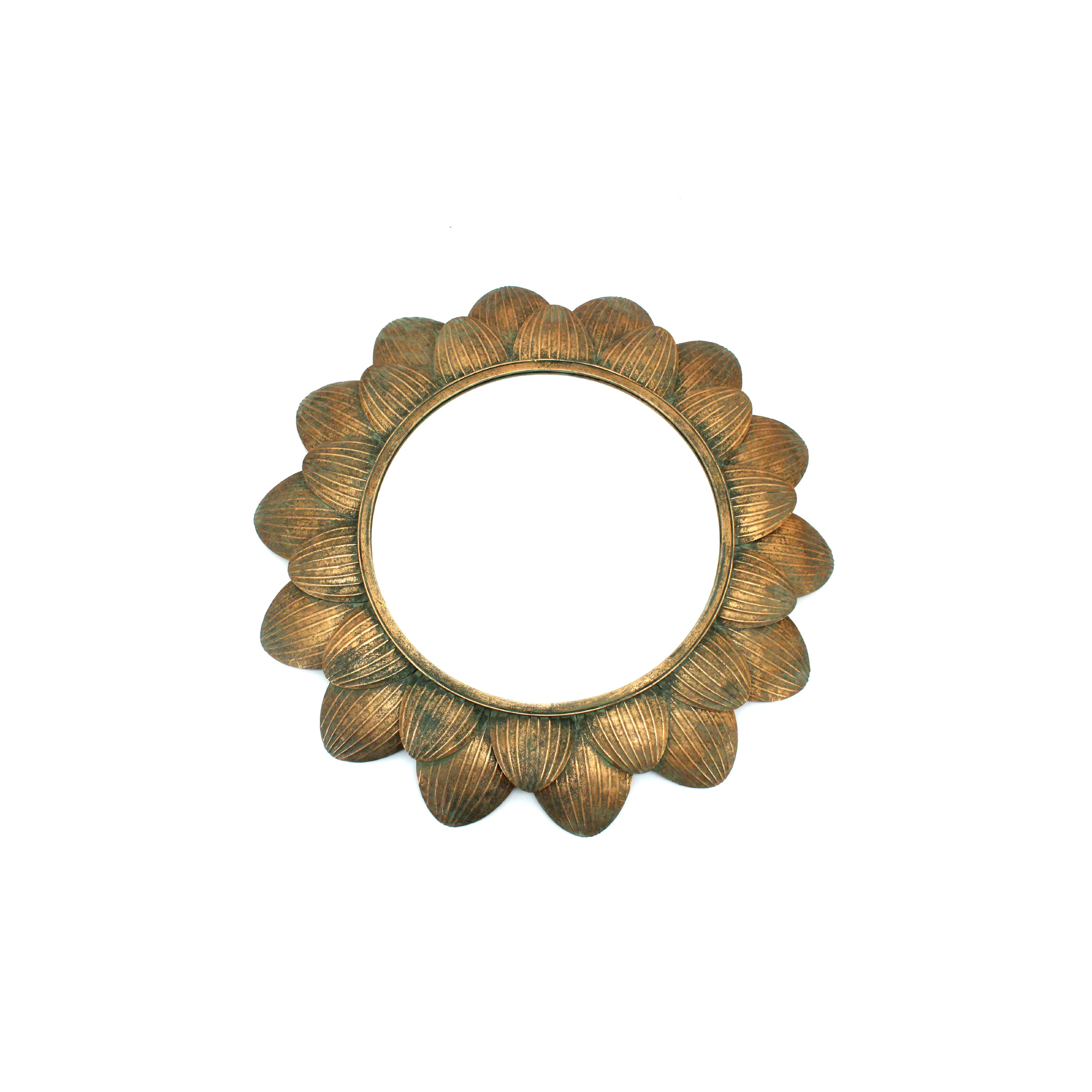 Wandspiegel 'Lausanne', antik gold, Ø 88 cm von fischer's lagerhaus