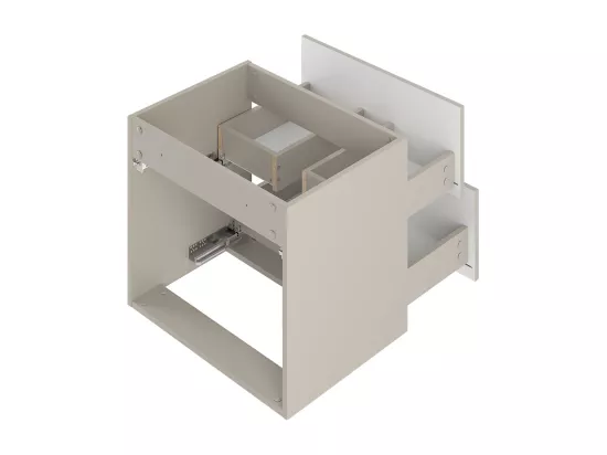 Meuble double vasque encastrée 120cm Ellie Cachemire