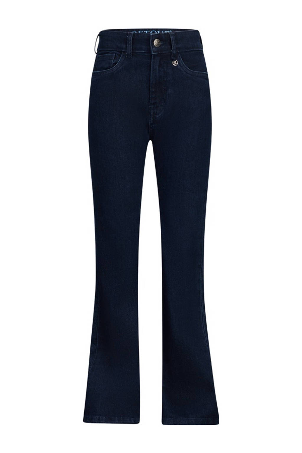 Retour Jeans high waist flared jeans Mikkie dark blue denim
