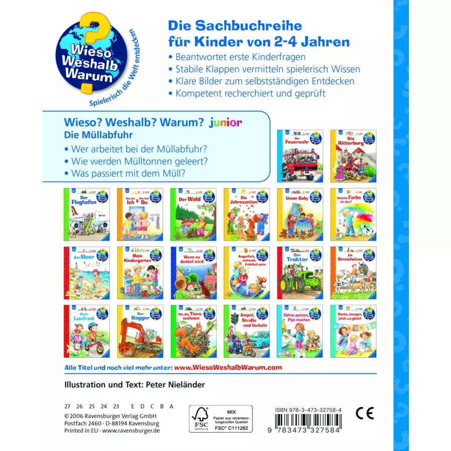 Ravensburger Wieso? Weshalb? Warum? Junior 16: Die Müllabfuhr