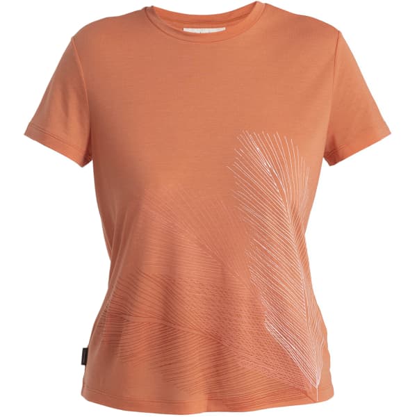 T-shirt randonnée ICEBREAKER W MERINO CORE SS TEE PLUME EMBER