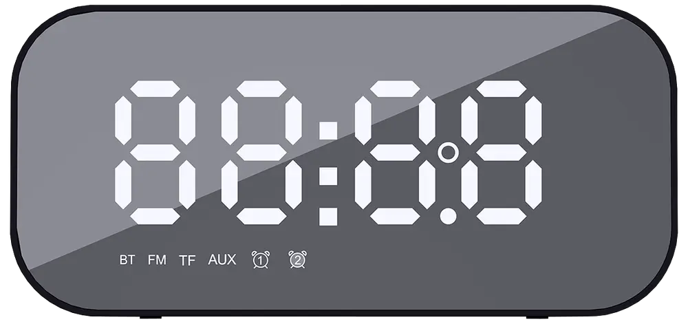 HAVIT Clockradio med trådløst højttaler M3
