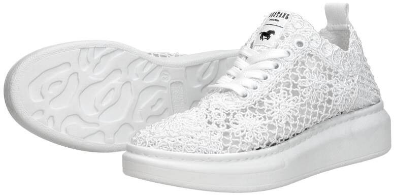 Mustang Sneakers Laag wit