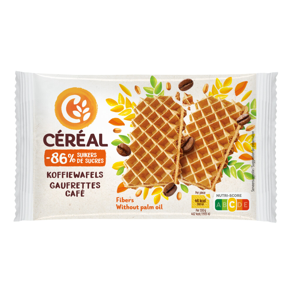 3x Céréal Koffiewafels 90 gr