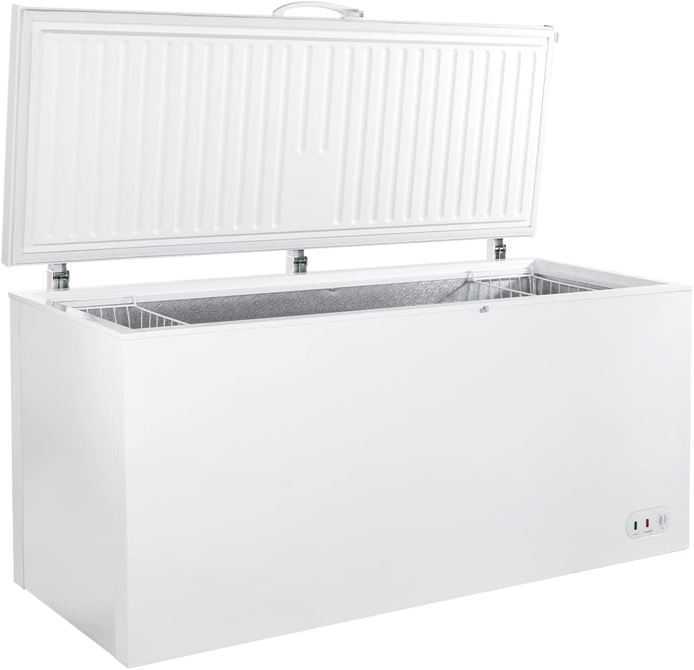 Gefriertruhe ECO 650 I Tiefkühltruhe groß 550L I Kühltruhe abschließbar I Gefriergerät mit Klappdeckel I Gefrierschrank -18°C bis -22°C