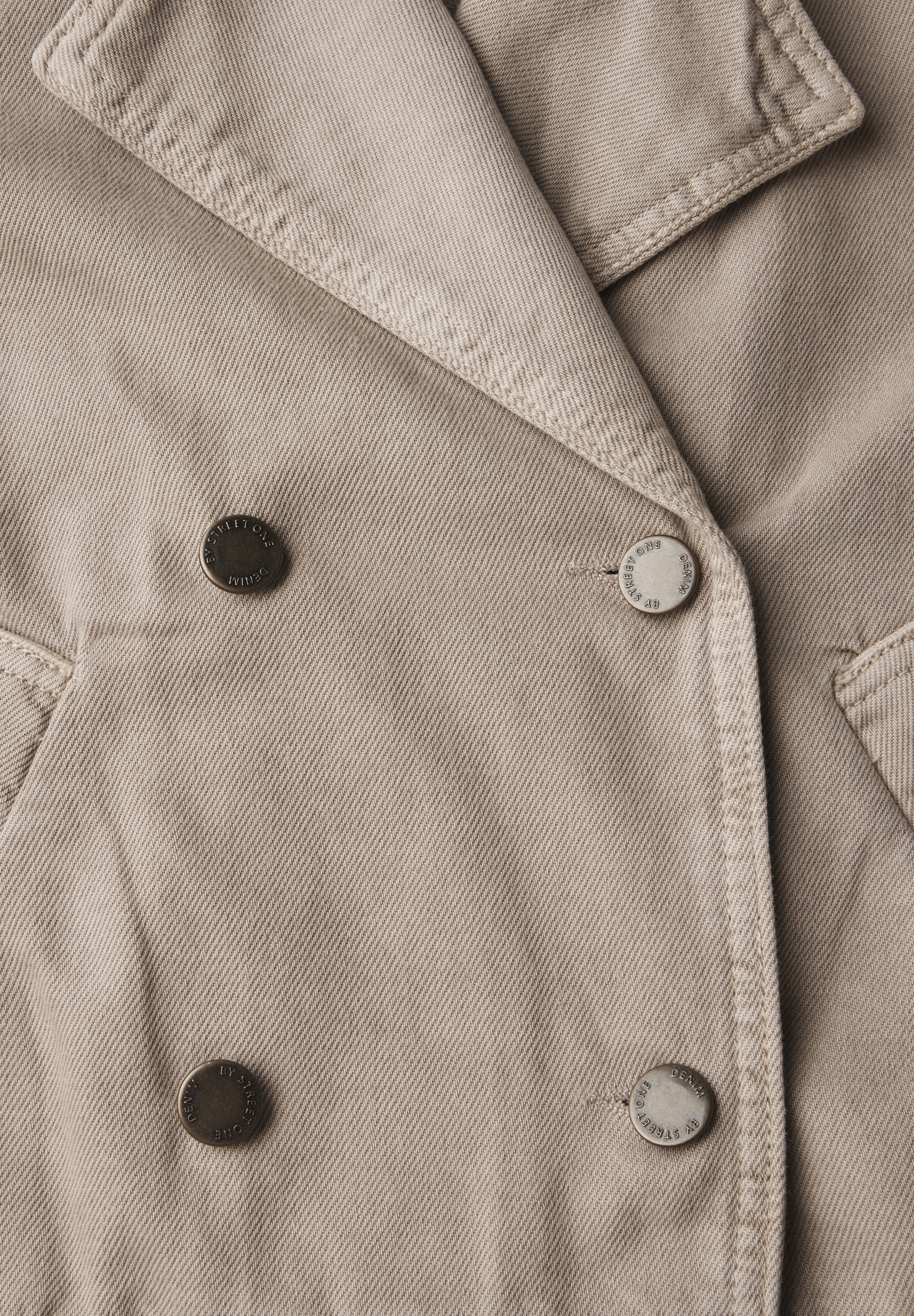 STREET ONE Kurzjacke in Trench-Look, Jeansjacken-Style