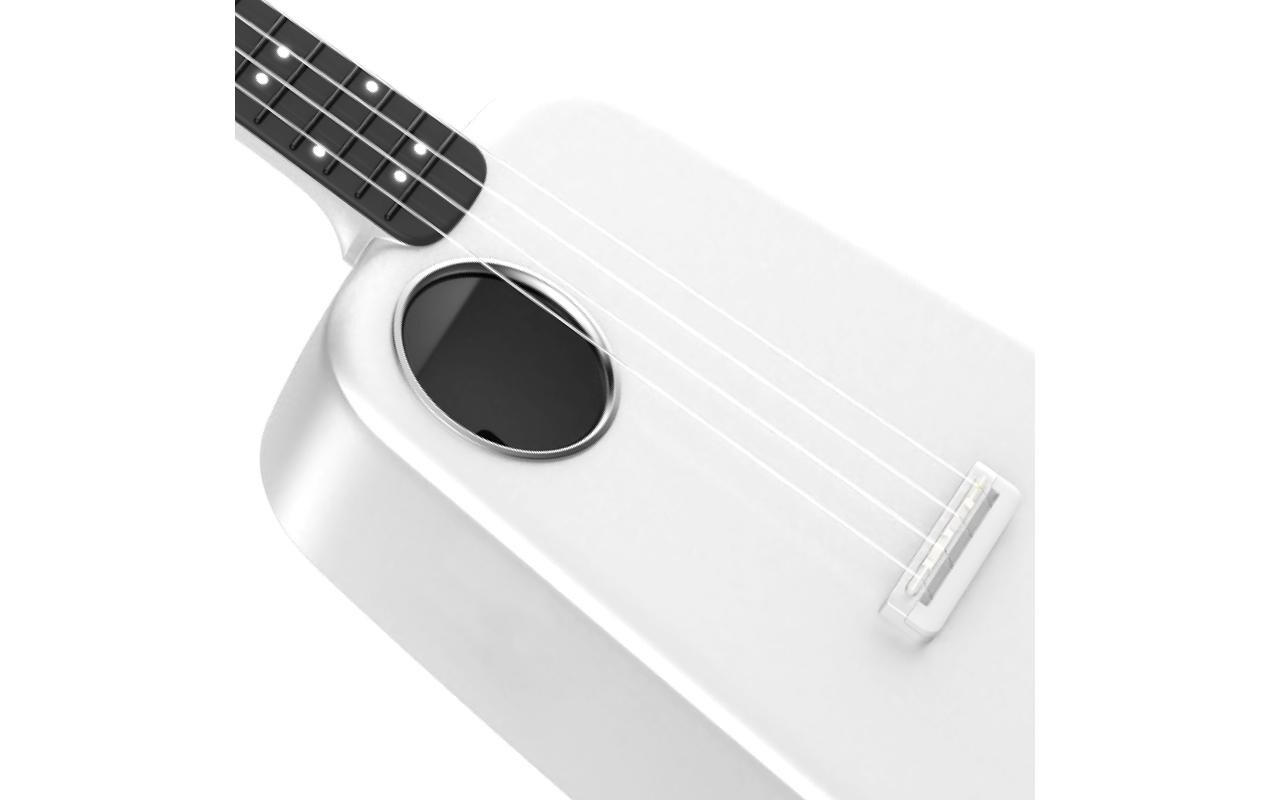Ukulele Populele 2 Weiss<br>Konzert-Ukulele mit LED-Anzeige-System