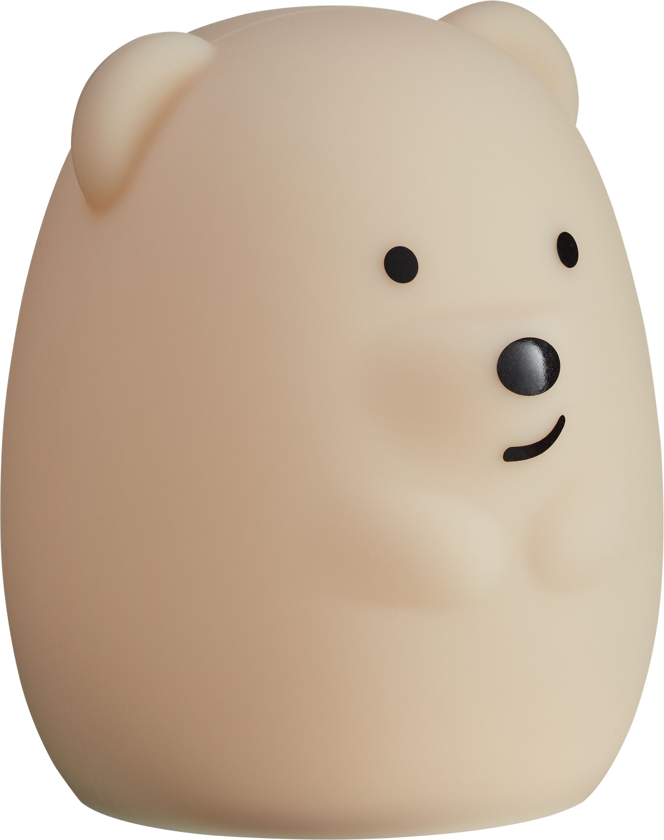 ORSO Nachtlicht - Beige / B: 9.2 cm x T: 9.6 cm x H: 10.9 cm