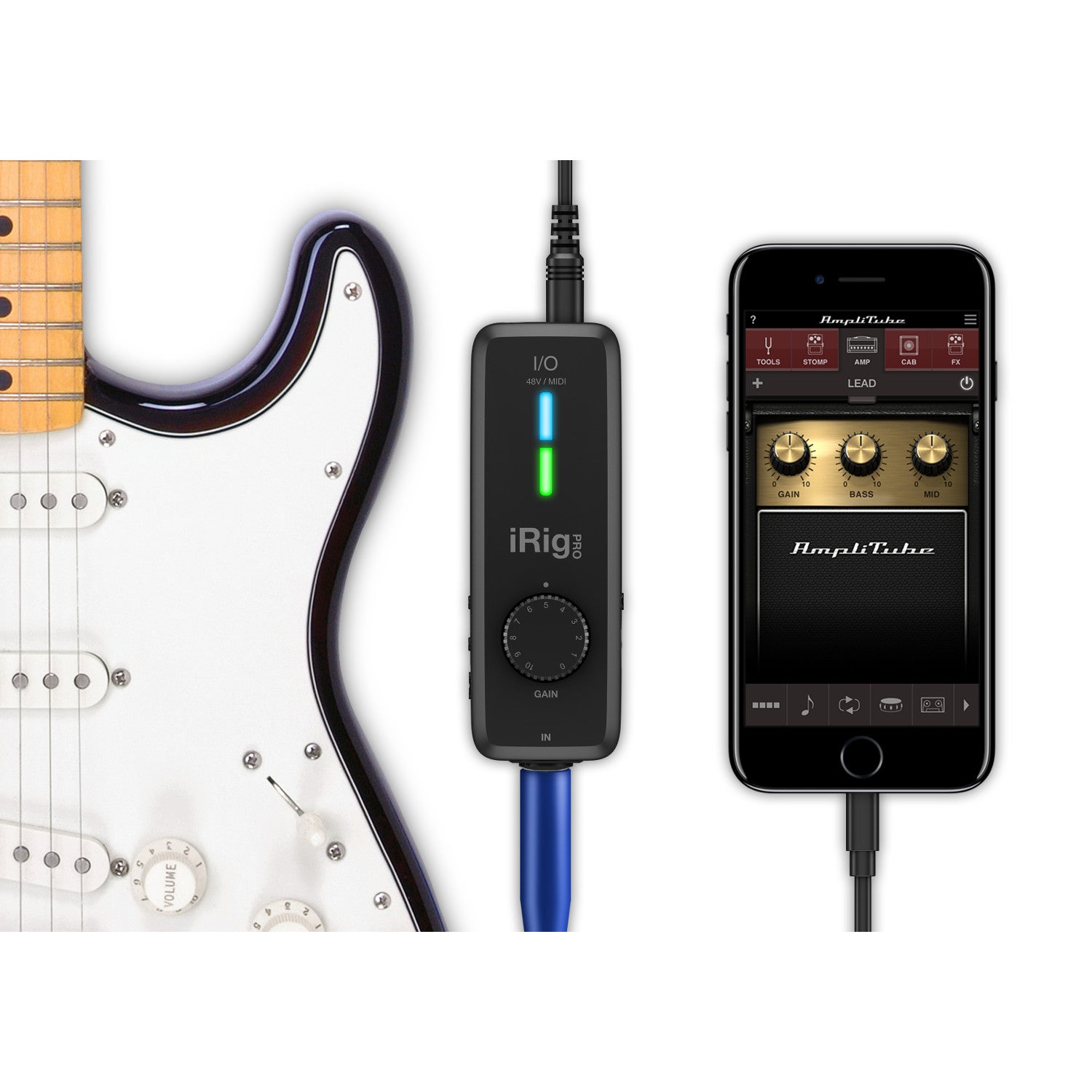 IK Multimedia iRig Pro I/O mobiele audio/MIDI interface