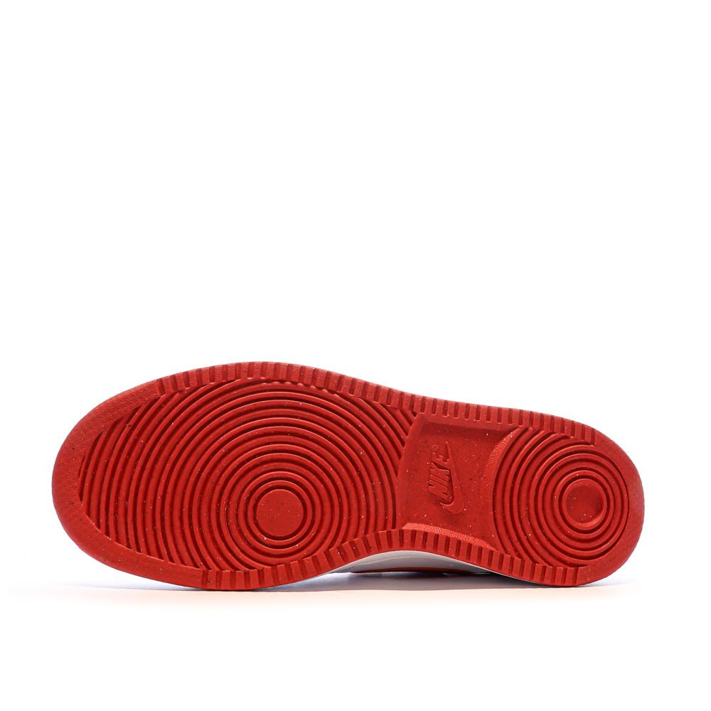 Nike Baskets Blanches/Rouges Homme Nike Court Vision