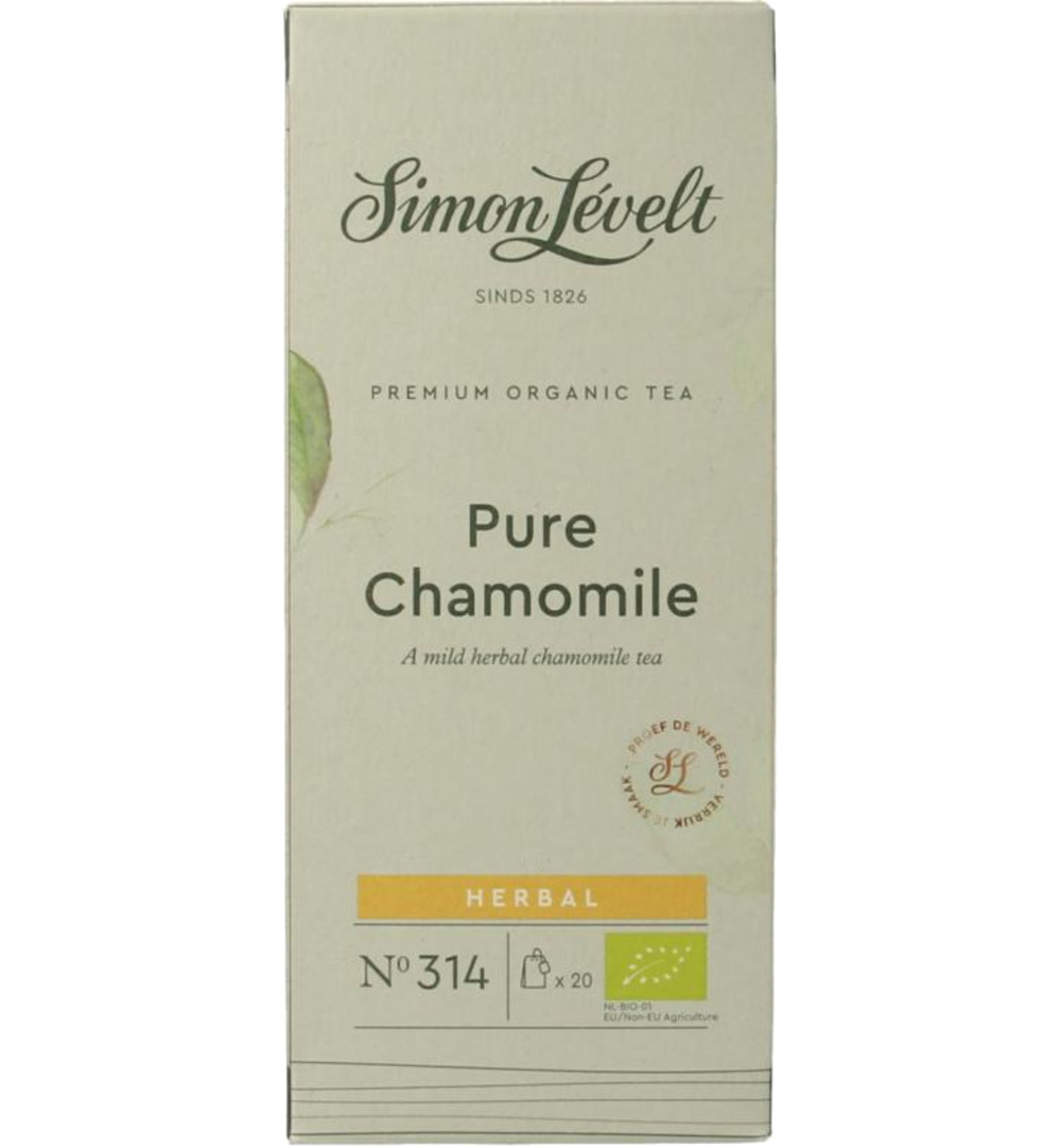 Simon Levelt Pure chamomile bio (20 zakjes)