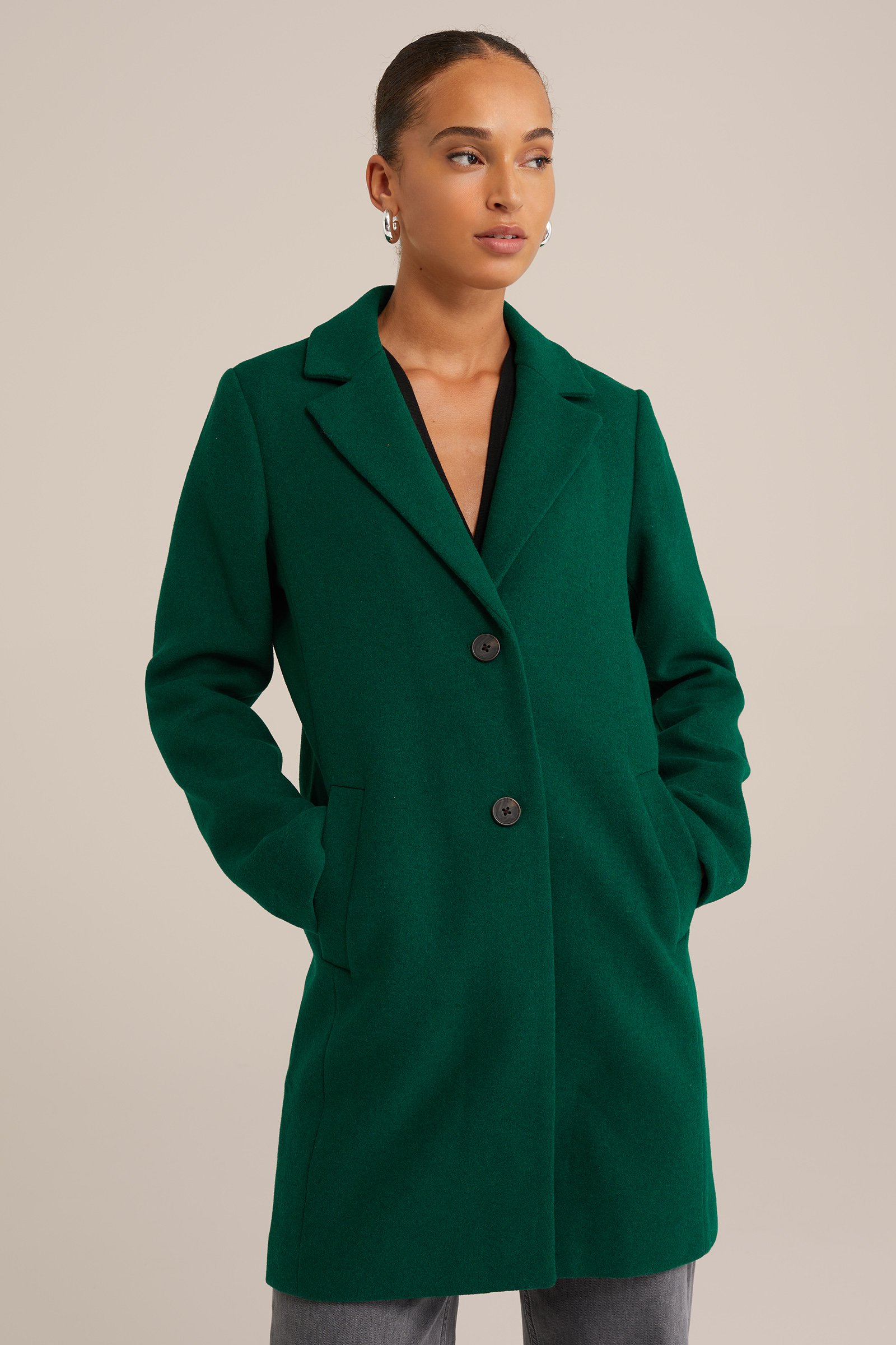 jas van wolmix WE Fashion Groen
