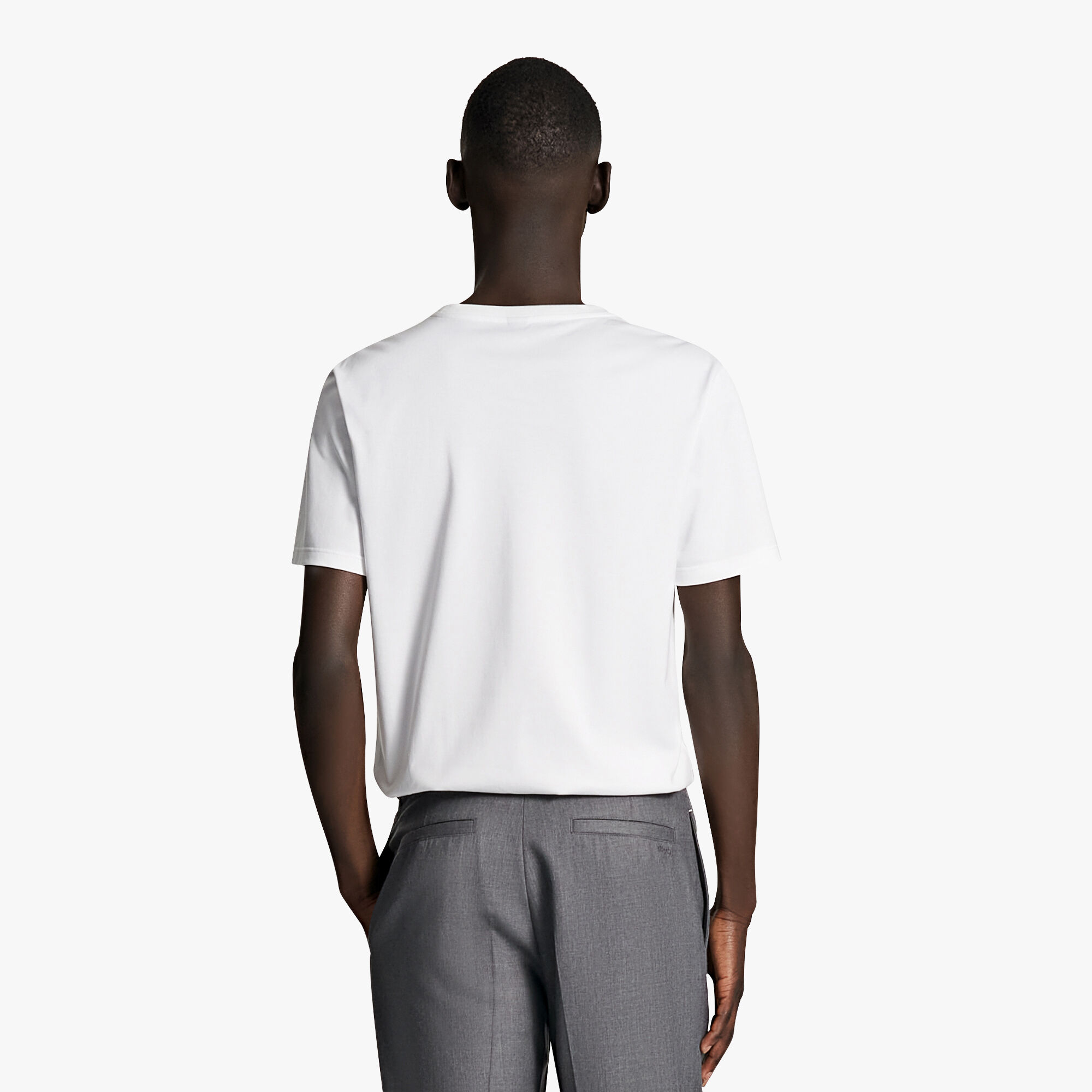 T-Shirt Avec Broderie Scritto All-Over