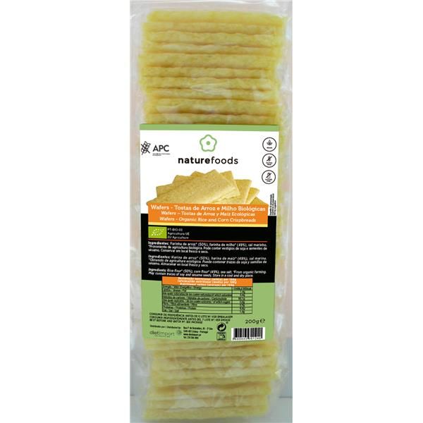 Wafers De Arroz E Milho Bio