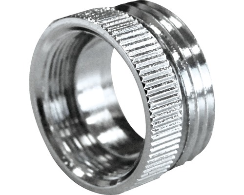 Verchroomde adapter ½
