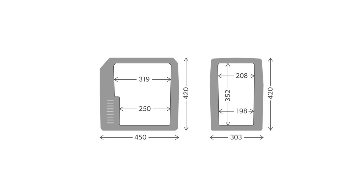 DometicTropiCool TCX 21 koelbox  (Grijs)