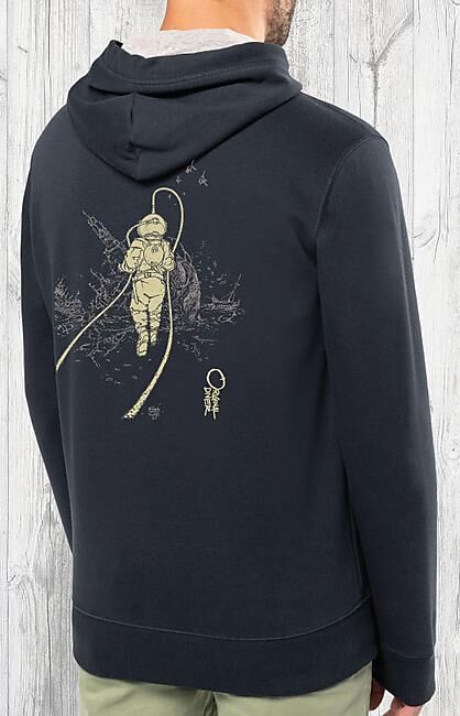 KANUMERA - SWEAT A CAPUCHE SCAPH EPAVE HOMME