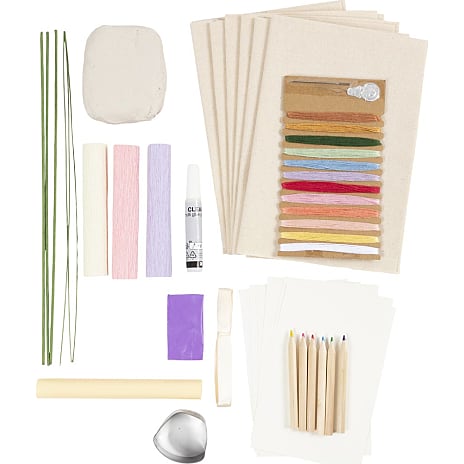 DIY kit bordpynt - pastelfarver