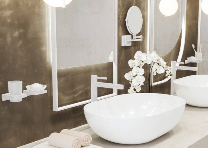 Hansgrohe AddStoris zeepschaaltje wit mat