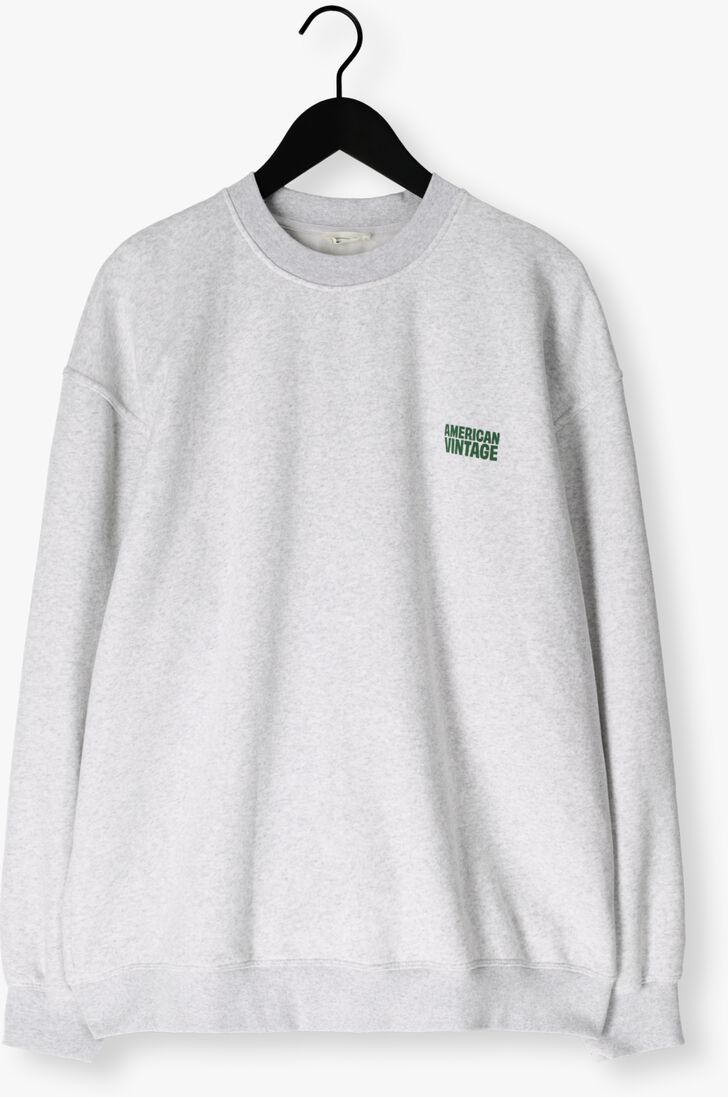 lichtgrijze american vintage sweater baptown crew