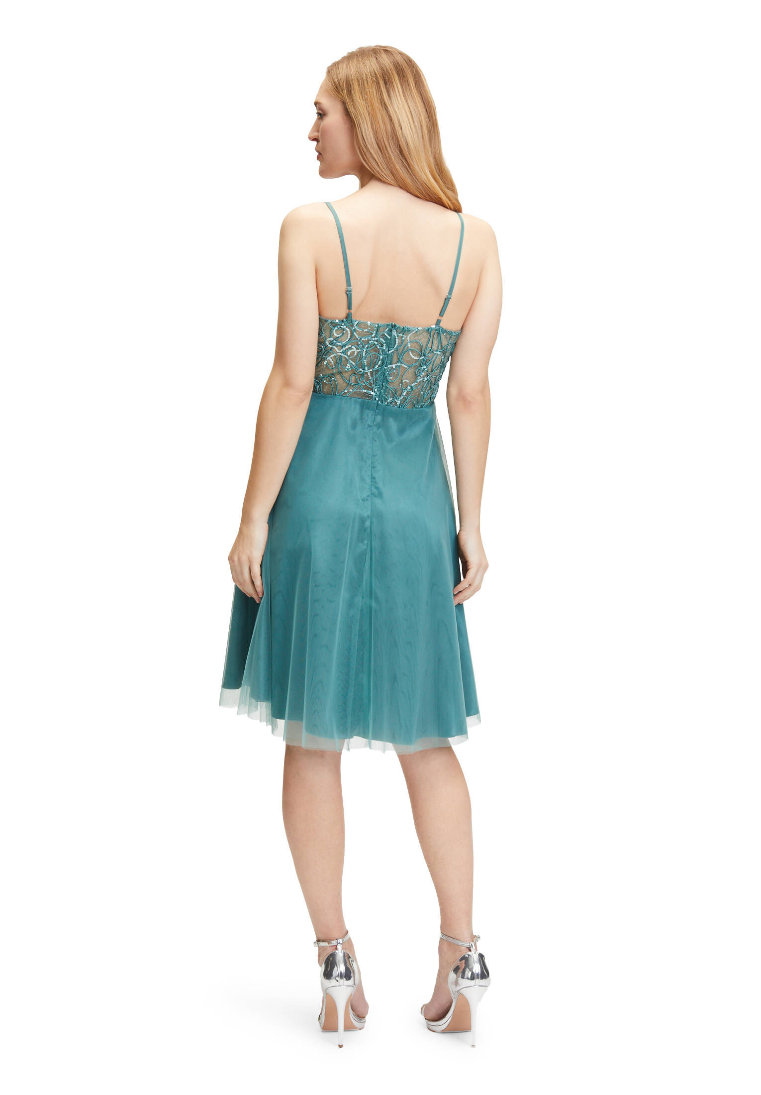 Vera Mont| Damen Cocktailkleid im Glitzer-Look