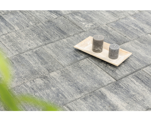 Betonnen terrastegel iStone Pure wit-zwart 60 x 40 x 4 cm