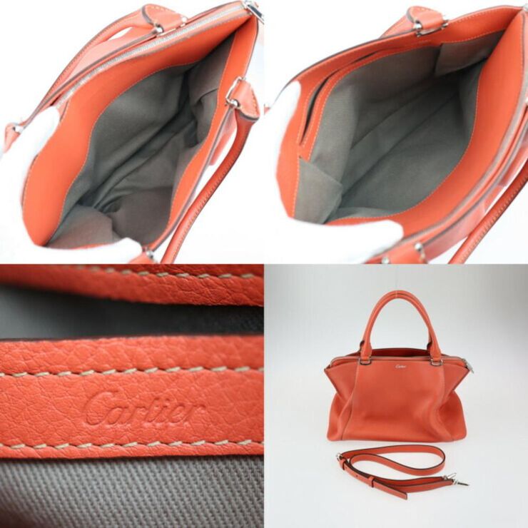 Cartier Vintage Cartier Handbag Orange