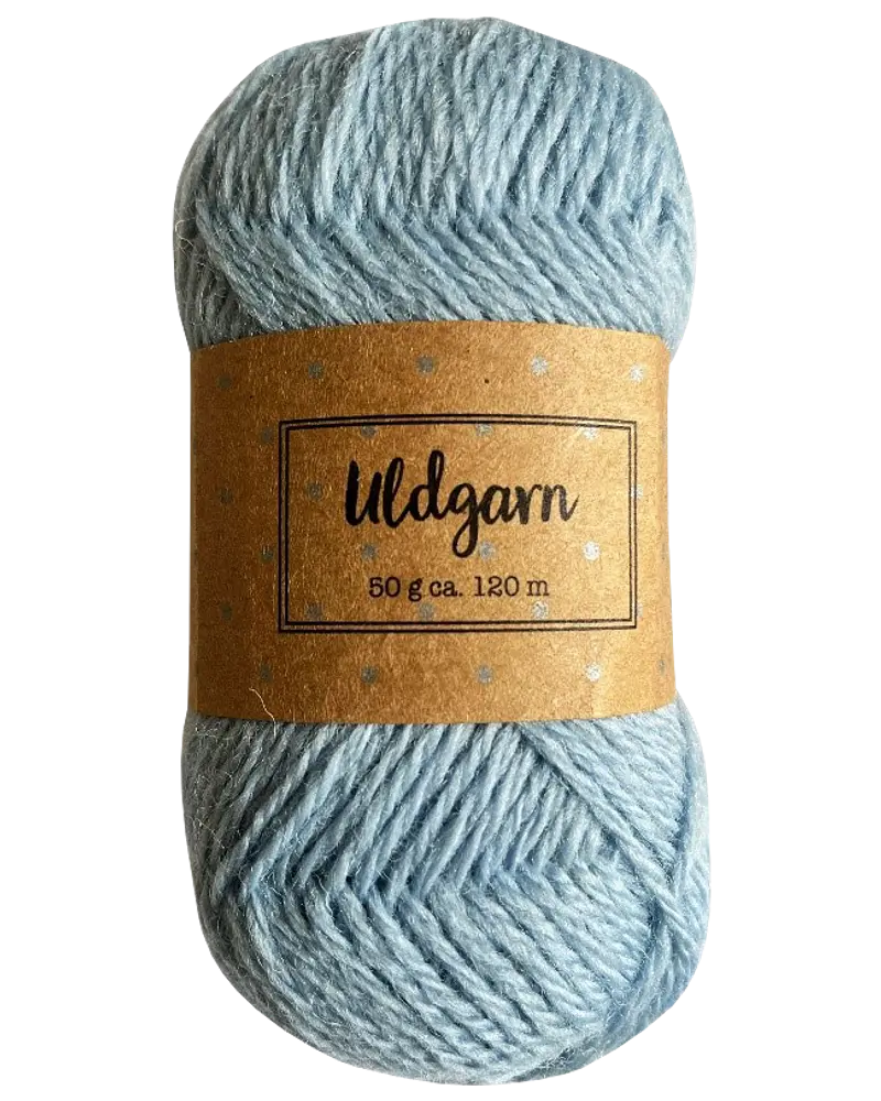 Uldgarn 50 g - babyblå