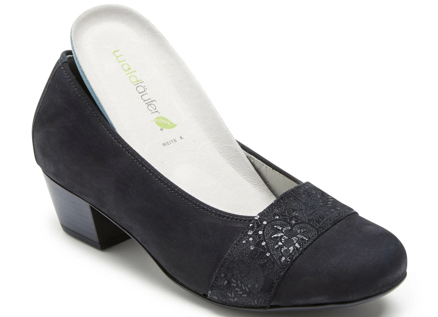 Waldläufer Pumps mit Rundum-Gummizug