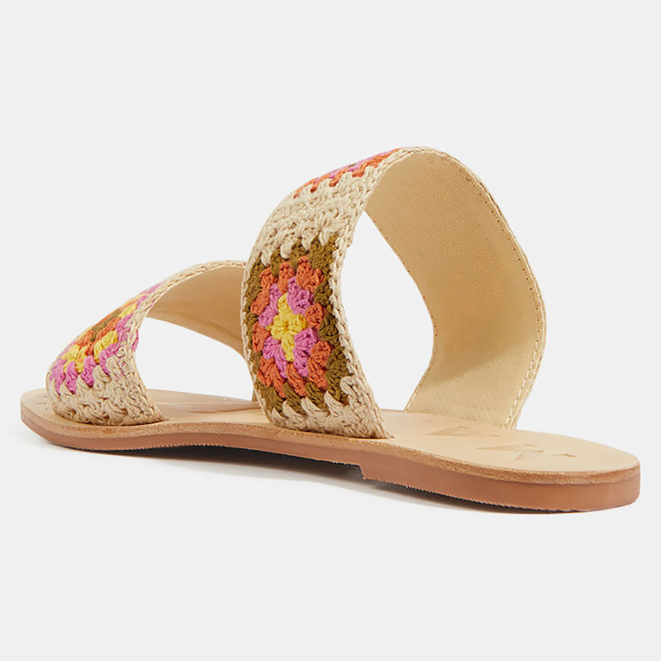 Manebi Mules en Crochet multicolores