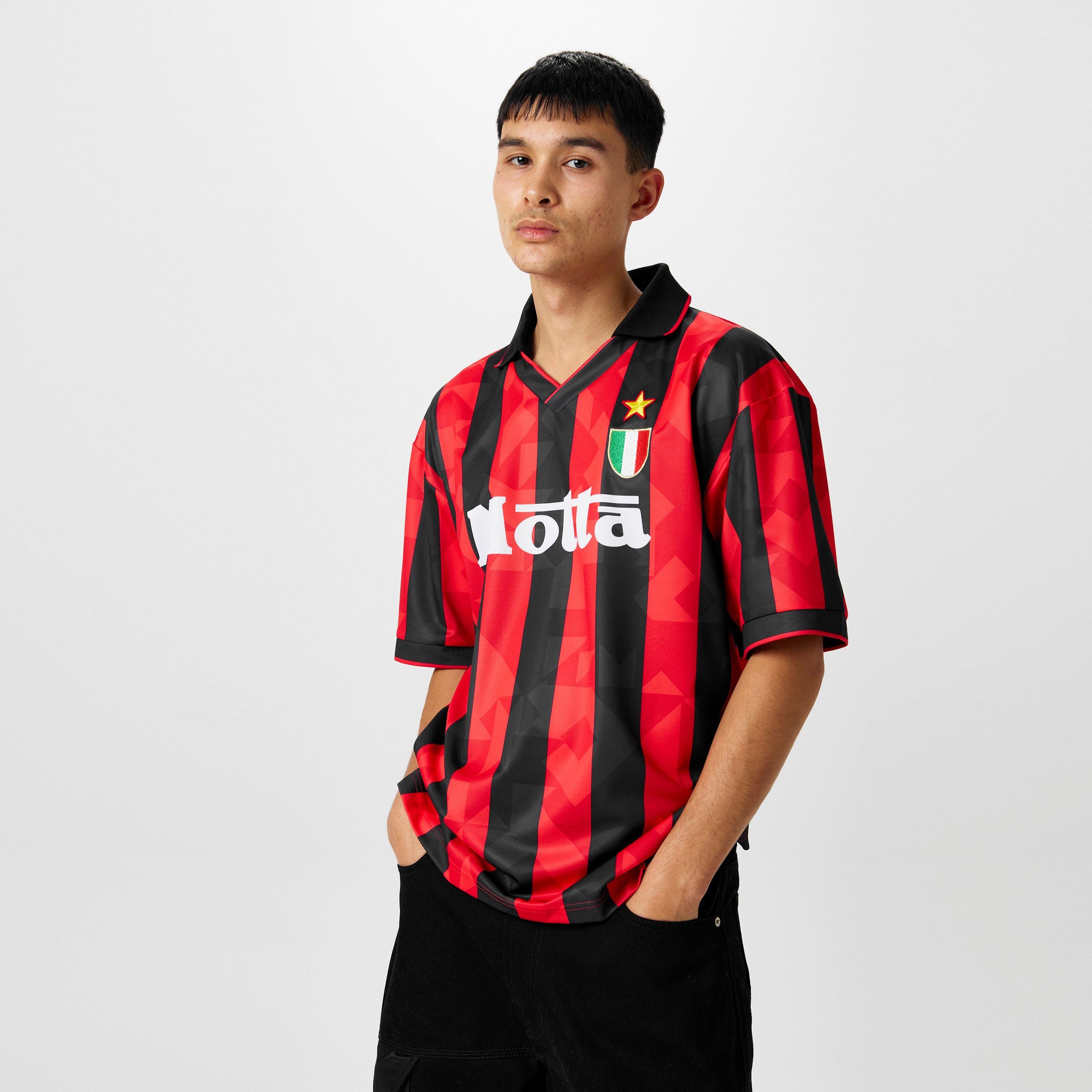 Score Draw S Draw AC Milan94 Home Jersey Mens