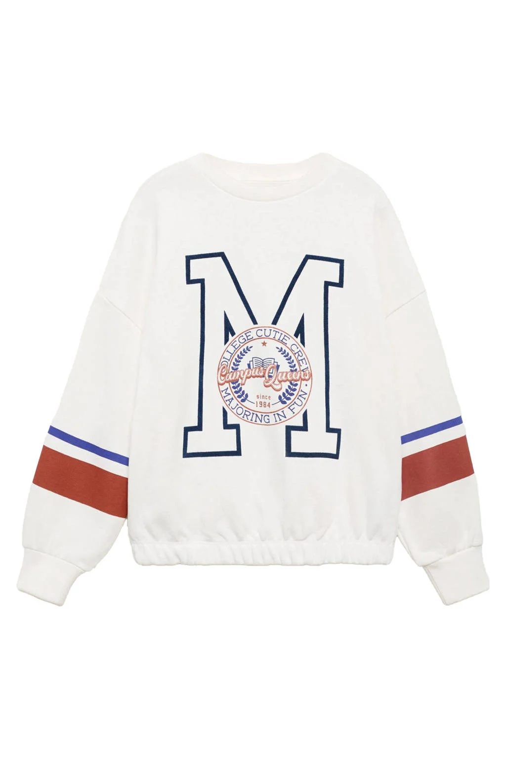 Mango Kids sweater ecru