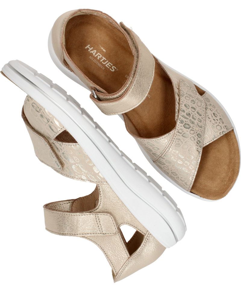 Hartjes Sandalen Goud Dames