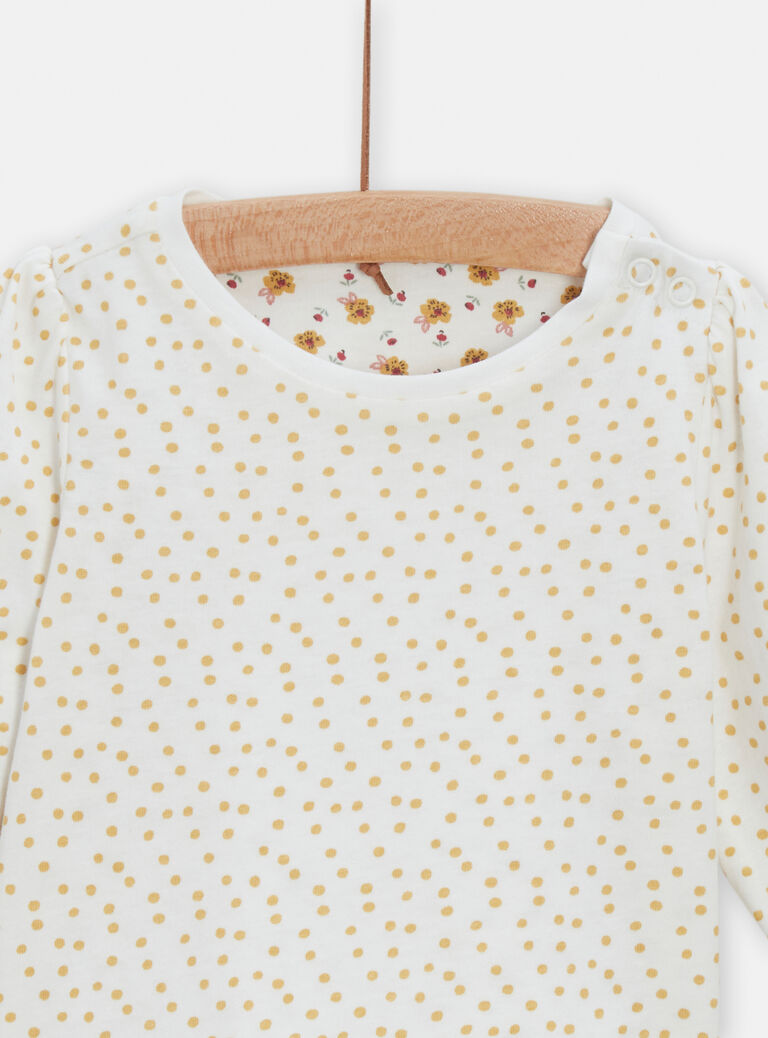 T-shirt réversible pour bébé fille