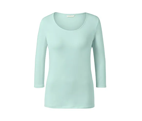 Shirt mit 3/4-Arm, mintfarben