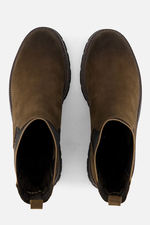 Marco Tozzi Chelsea boots bruin Synthetisch