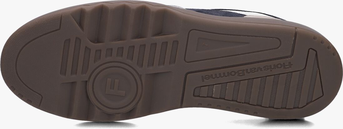 grijze floris van bommel lage sneakers sfm-10143 de kupster