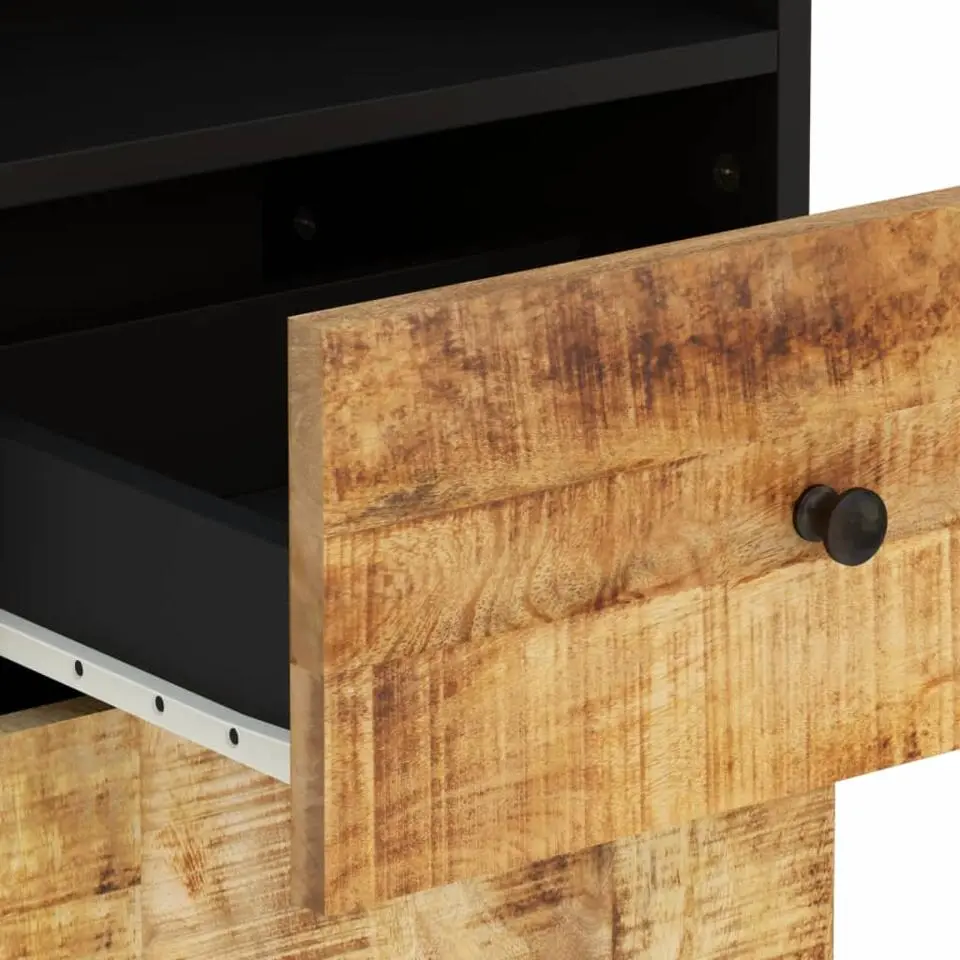 vidaXL - Kolomkast met 1 lade 1 deur 2 vakken - Lichtbruin - Hout - 38x33x160 cm