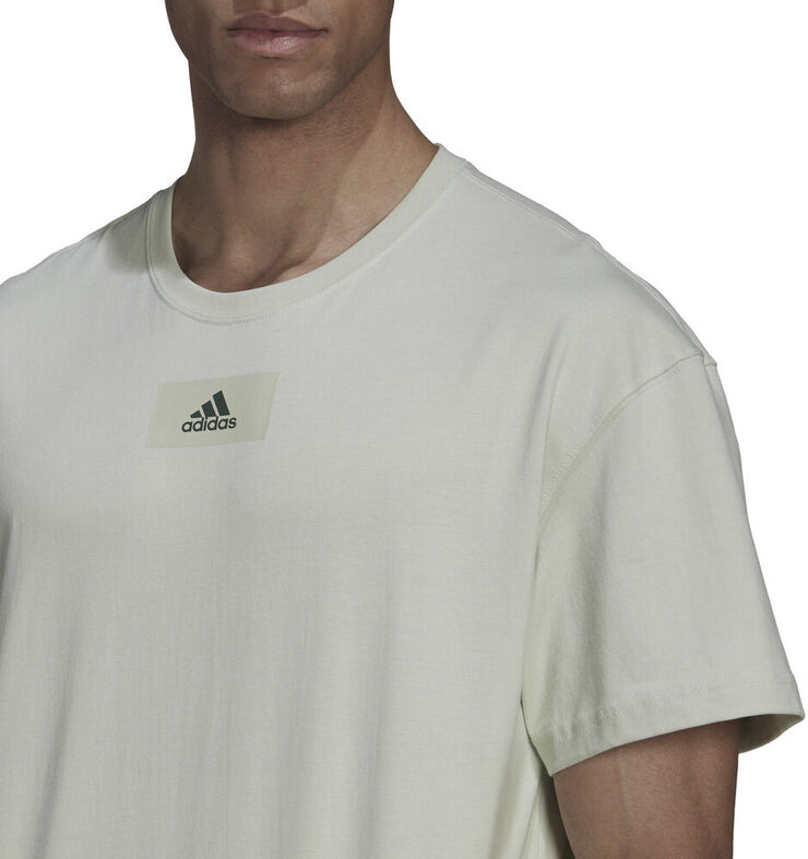 adidas Essentials FeelVivid Drop Shoulder T-shirt Hvid