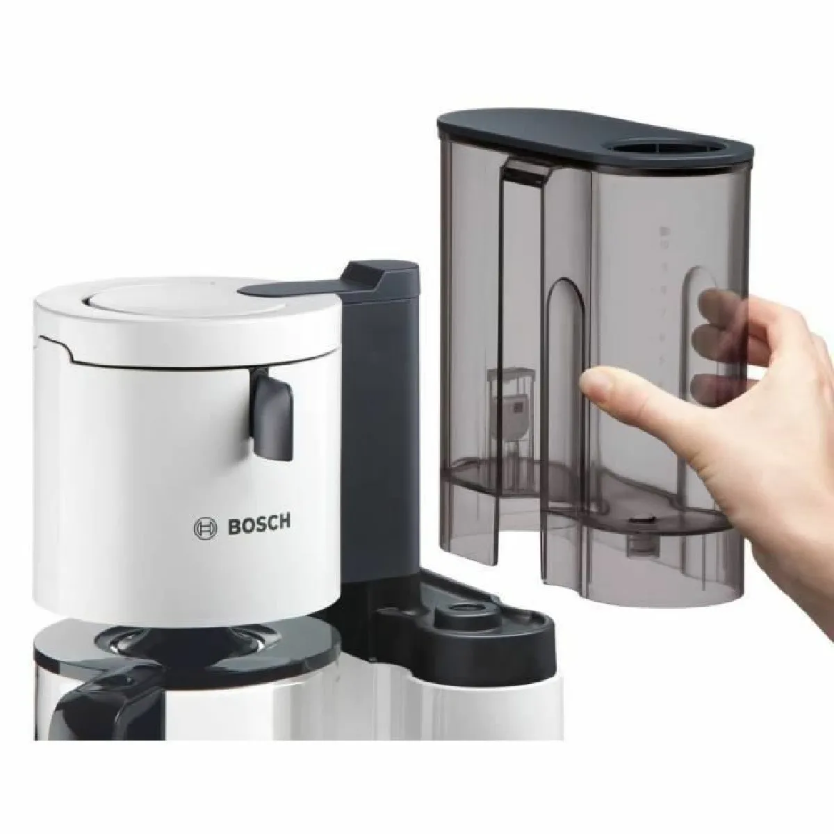Bosch TKA8011 - Blanc/Inox