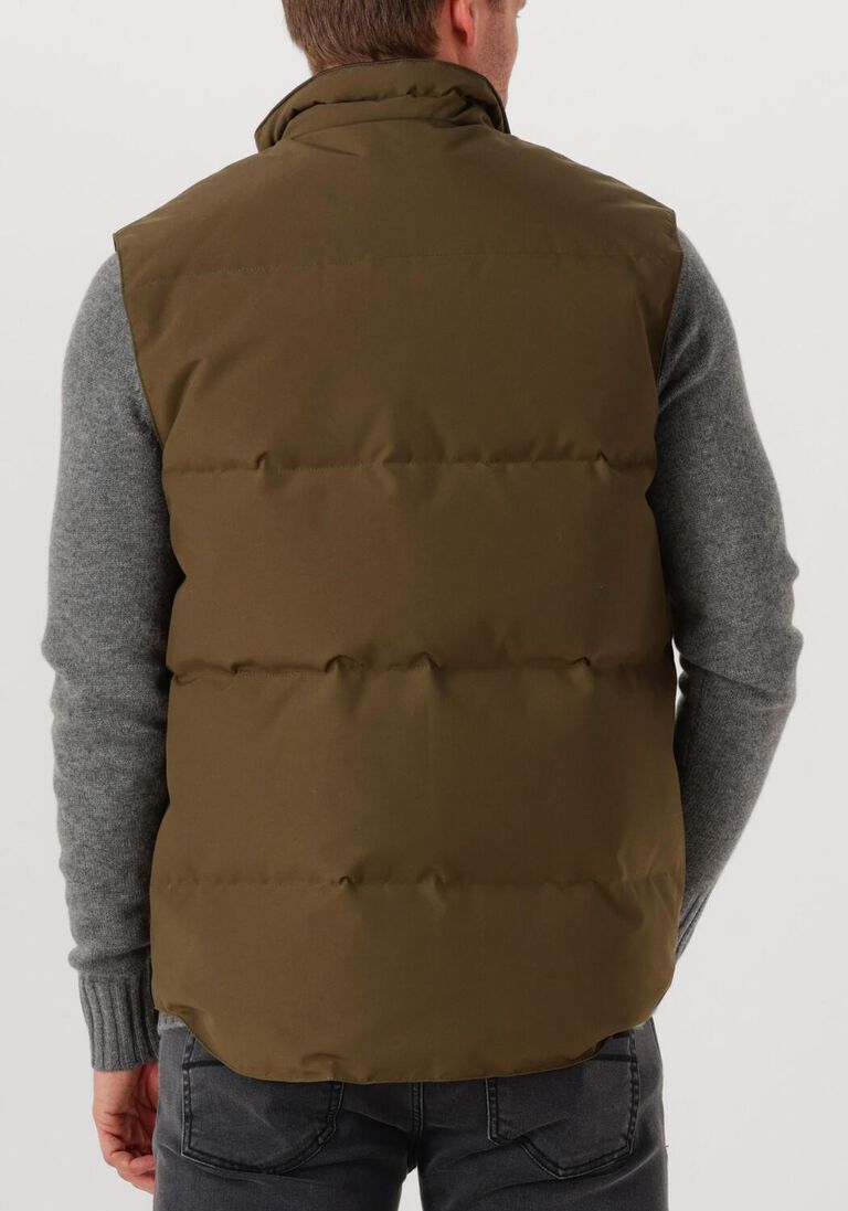 khaki canada goose bodywarmer carson vest 4151m