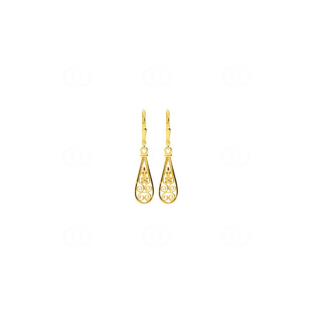 Ohrringe 750/18 K Gelbgold