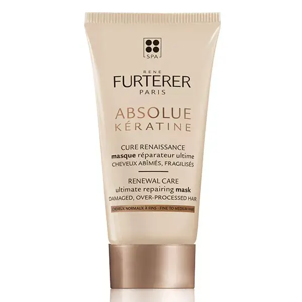 René Furterer Absolue Kératine Ultimate Repair máscara para cabelos normais a finos 30ml