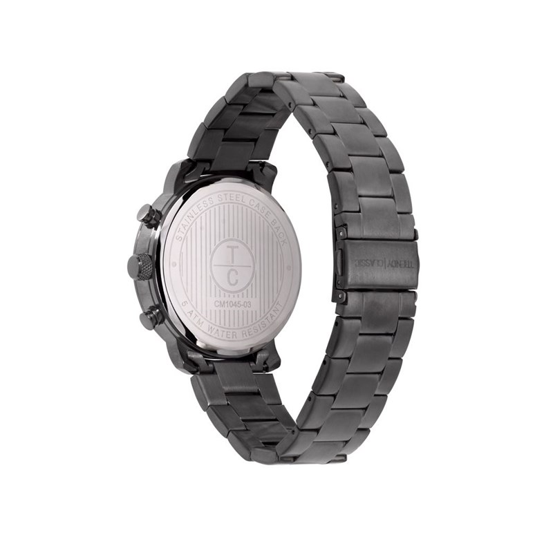 Montre Trendy Classic en Acier Homme Gris