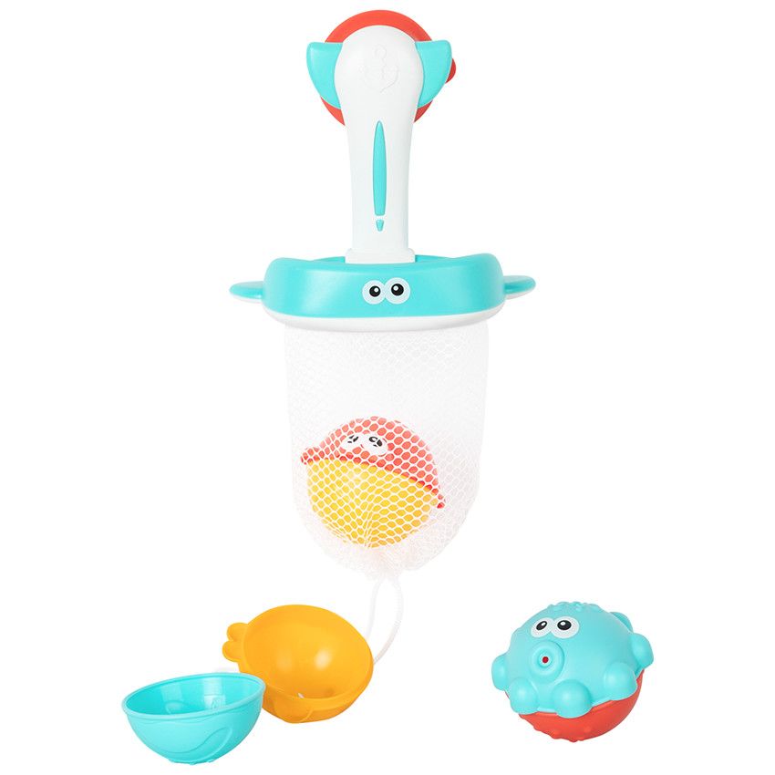 Jouet de bain avec panier - Ecru