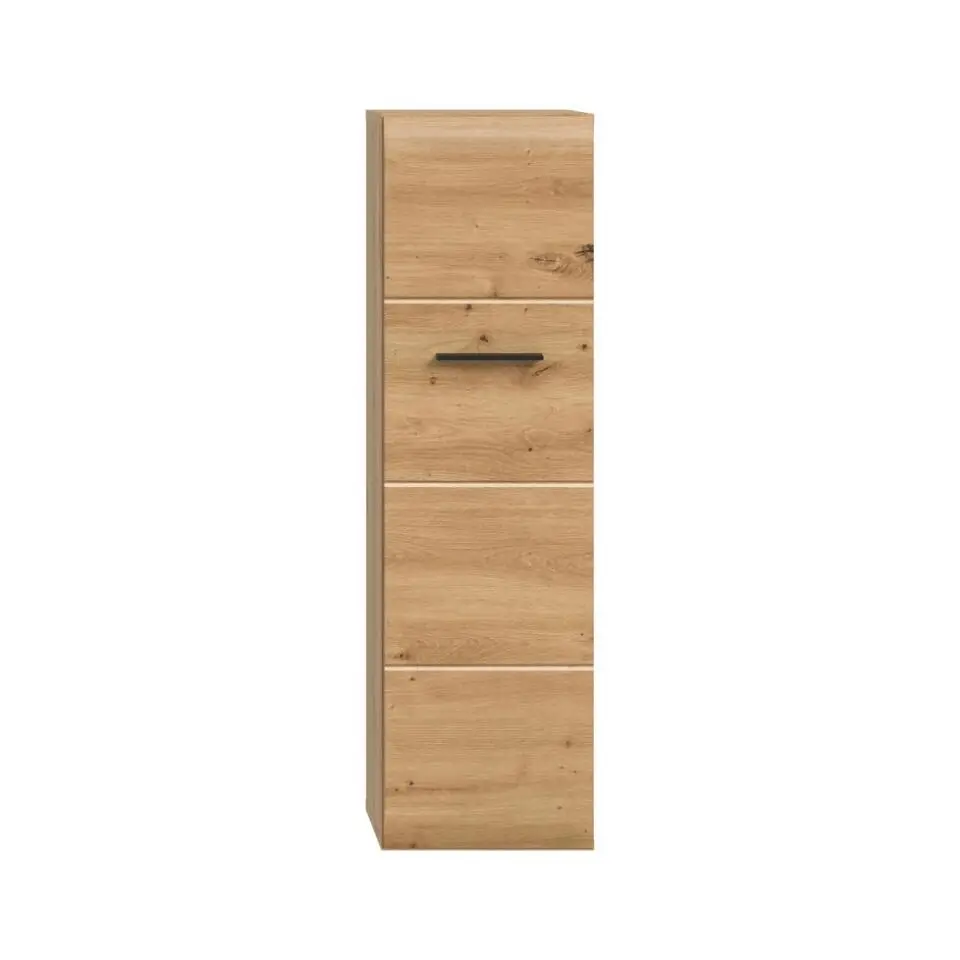 Hioshop Ice badkamerkast 1 deur eiken decor