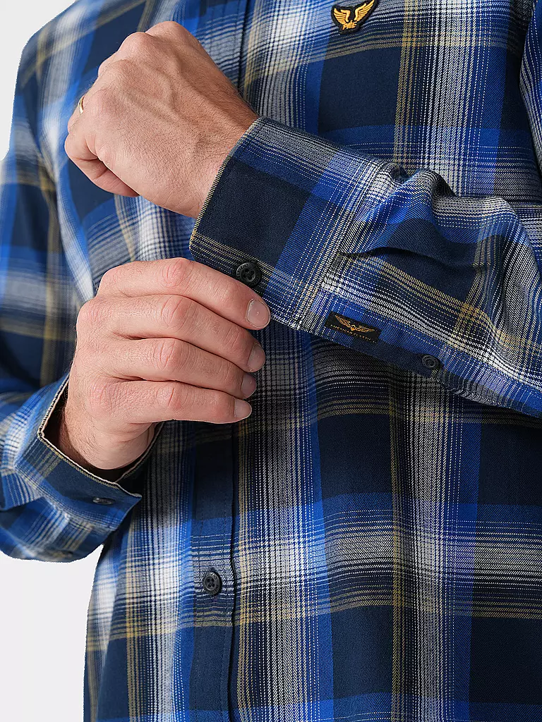 PME LEGEND Hemd blau
