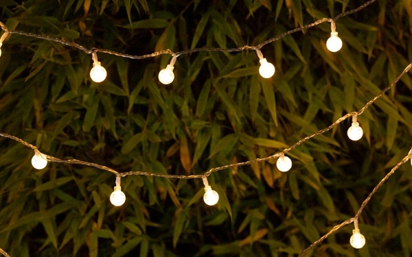 Berger USB und Batterie Lichterkette 100 LED Kugeln (Länge 11 m)