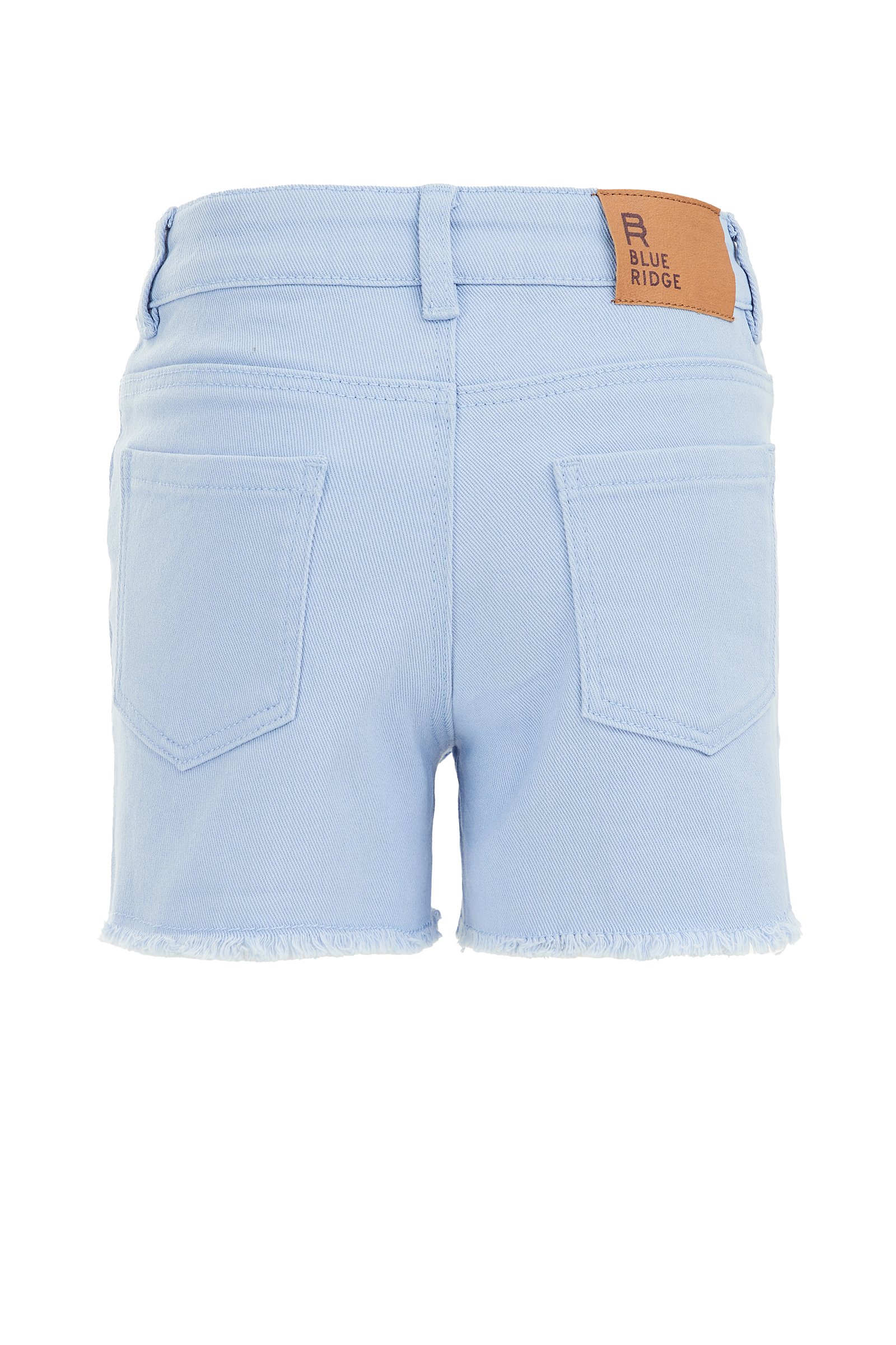 Meisjes slim fit short Blue Ridge IJsblauw